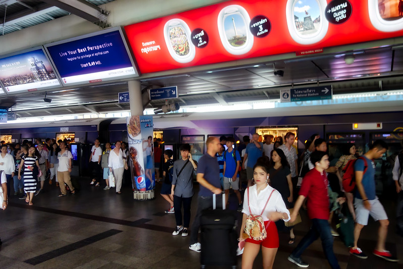 BTS Skytrain - Kolejka w Bangkoku (linie, bilety, stacje, ceny) 9