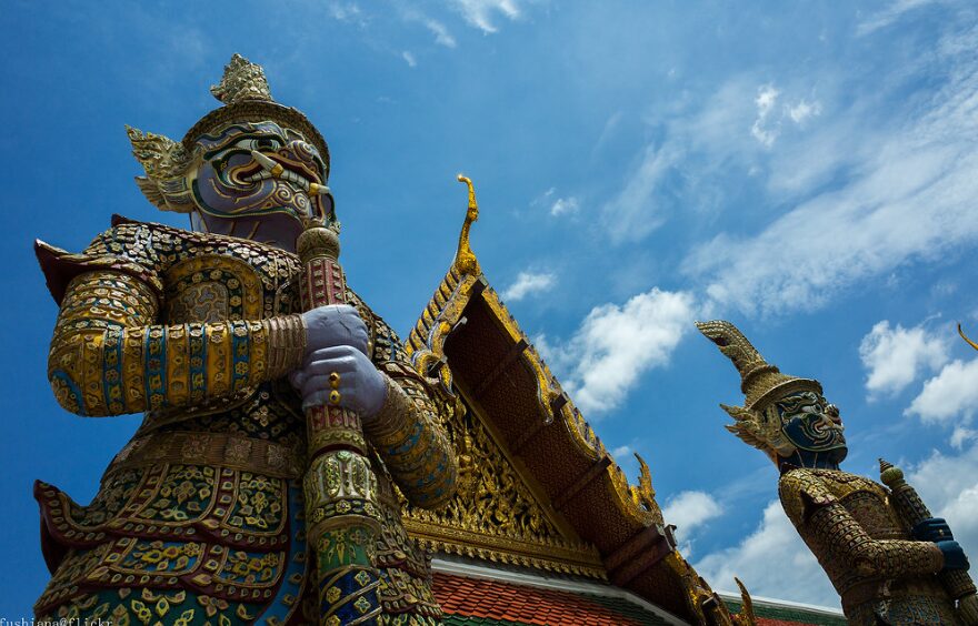 Wat Phra Kaew w Bangkoku (Szmaragdowa Świąynia) - najbardziej czczcona świątynia w Tajlandii 3